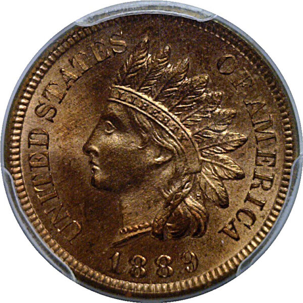 1889 Indian Head Cent   PCGS PR-65 RD - Image 2