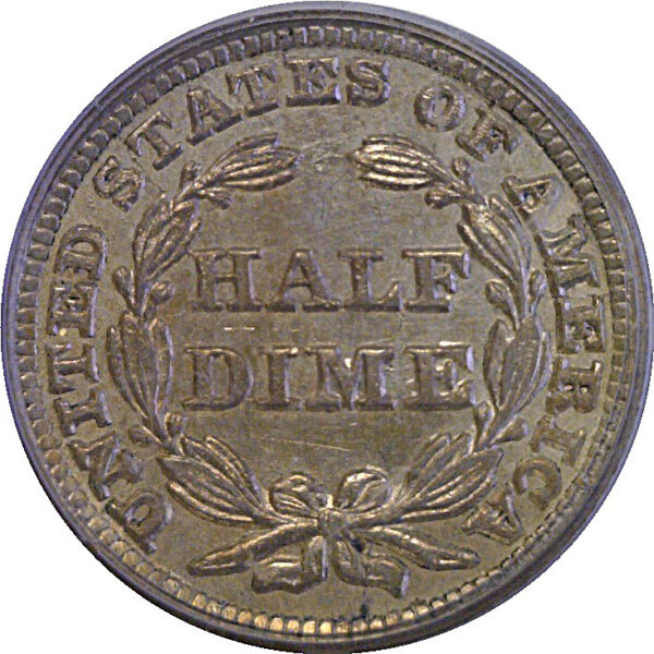 1849/8 Seated Liberty Half Dime   PCGS MS-60 - Image 3