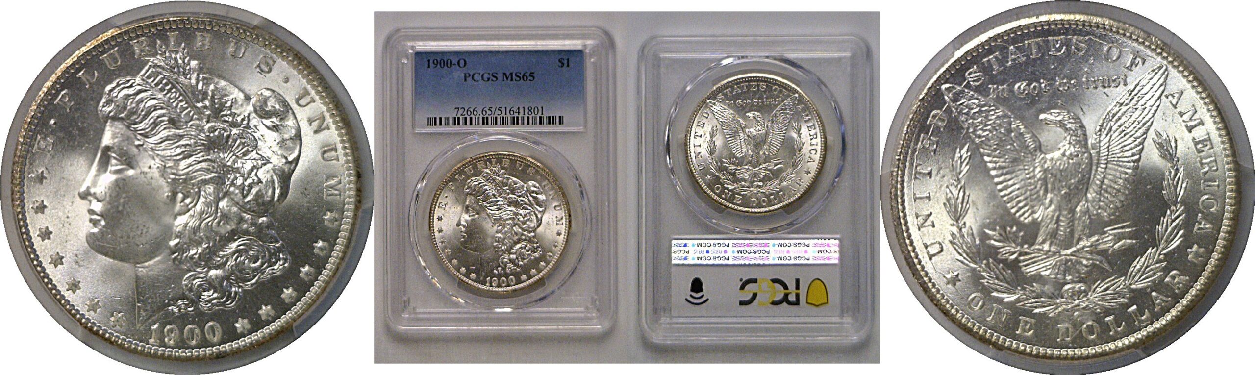 1900-O Morgan Dollar   PCGS MS-65