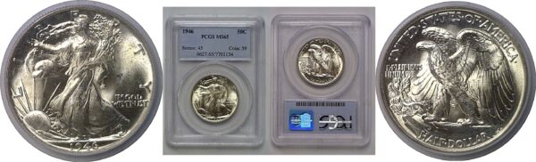 1946 Walking Liberty Half Dollar   PCGS MS-65