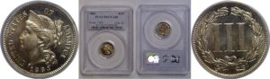 1883 Nickel Three Cent   PCGS PR-67 CAM