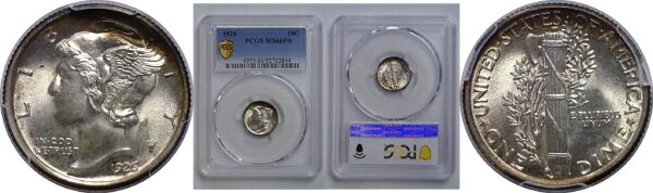 1926 Mercury Dime   PCGS MS-66 FB