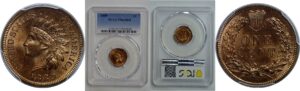 1889 Indian Head Cent   PCGS PR-65 RD