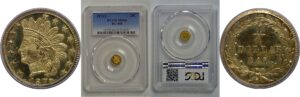 1872/1 25c  California Fractional Gold   BG-868   PCGS MS-66