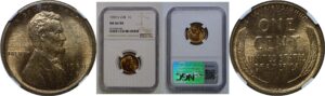 1909-S VDB Lincoln Cent    NGC MS-66 RB