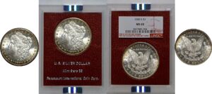 1880-S Morgan Dollar   Paramount Holder   NGC MS-65