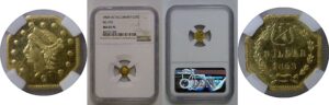 1868 25c California Fractional Gold  BG-745  NGC MS-65 PL