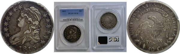 1813 Bust Half Dollar   PCGS VF-30