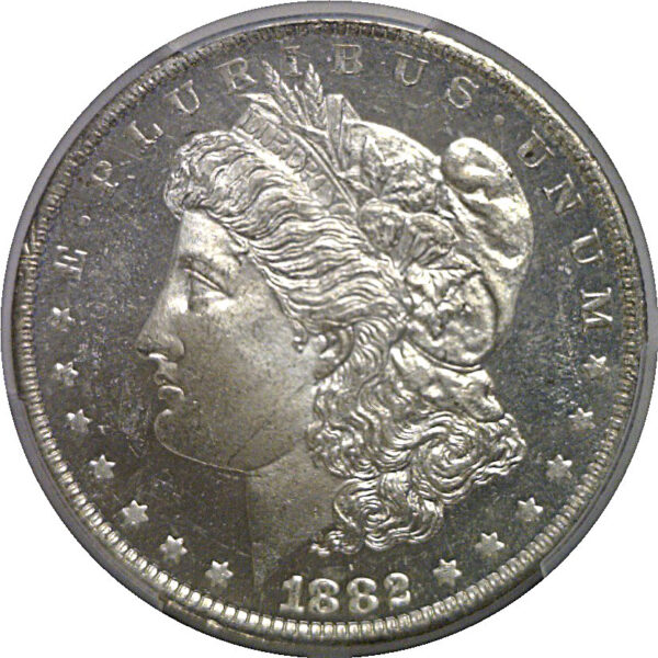 1882-O Morgan Dollar   PCGS MS-64+ DMPL - Image 2