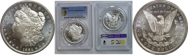1884-O Morgan Dollar   PCGS MS-64 DMPL