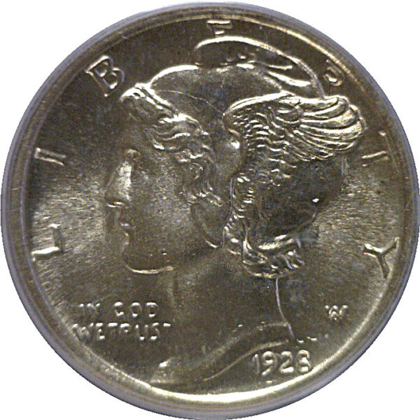 1928-D Mercury Dime   PCGS MS-65 FB - Image 2