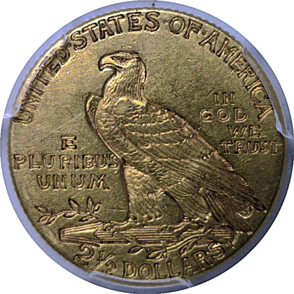 1909 $2 1/2 Indian   PCGS AU-55 - Image 3