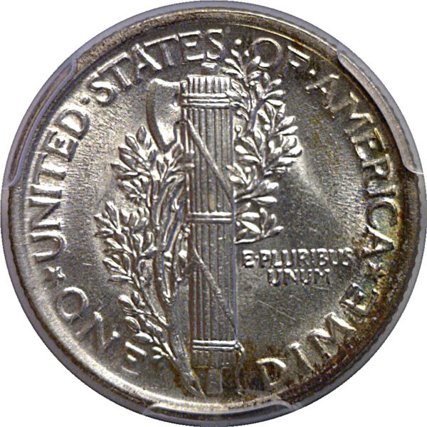 1917 Mercury Dime   PCGS AU-58 - Image 3