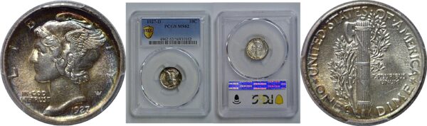1927-D Barber Dime   PCGS MS-62