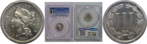 1884 Nickel Three Cent   PCGS PR-65