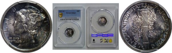 1917-D Mercury Dime   PCGS MS-63
