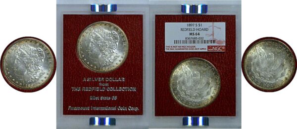1897-S  Redfield Hoard   NGC MS-64