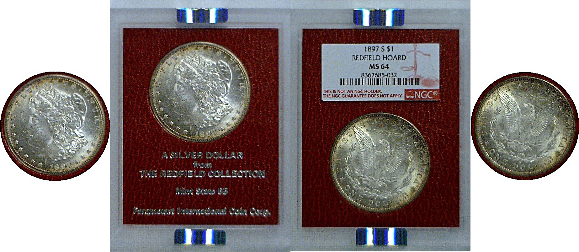 1897-S  Redfield Hoard   NGC MS-64