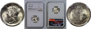1919 Mercury Dime   NGC MS-66 FB