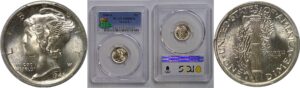 1945-S Micro S  Mercury Dime   PCGS MS-65 FB  CAC