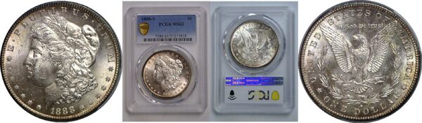 1888-S Morgan Dollar   PCGS MS-63