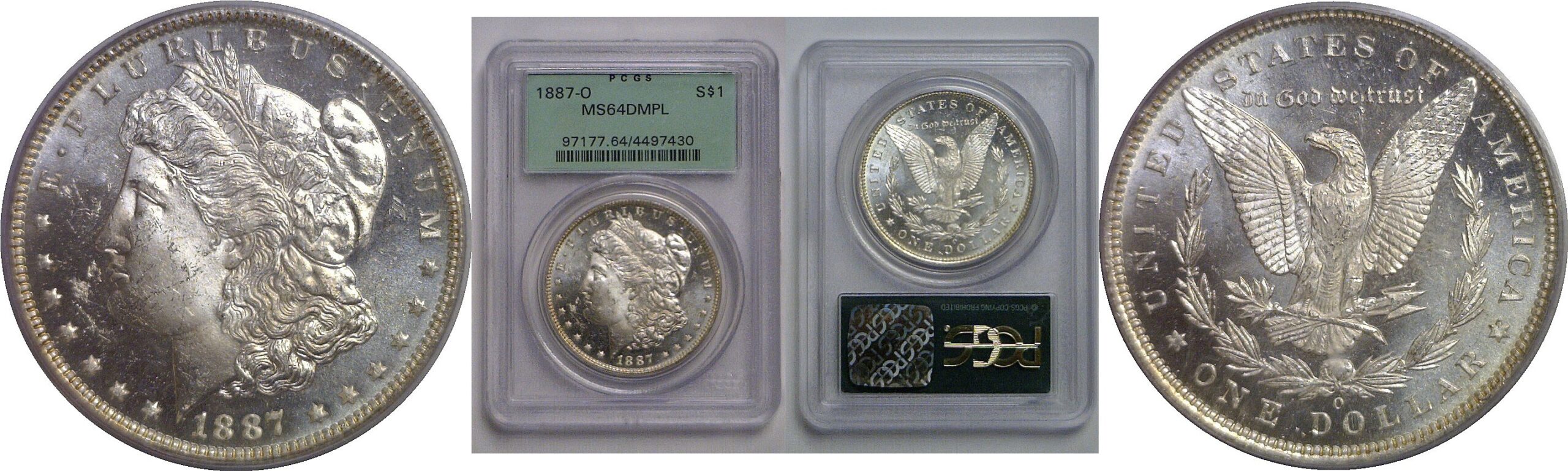 1887-O  Morgan Dollar   PCGS MS-64  DMPL