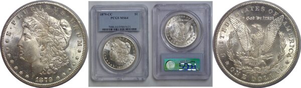 1879-CC Morgan Dollar   PCGS MS-64