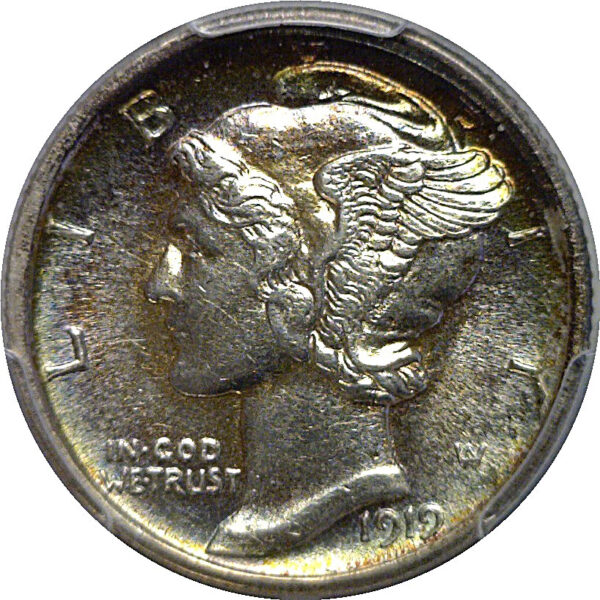 1919-S Mercury Dime   PCGS AU-58 - Image 2