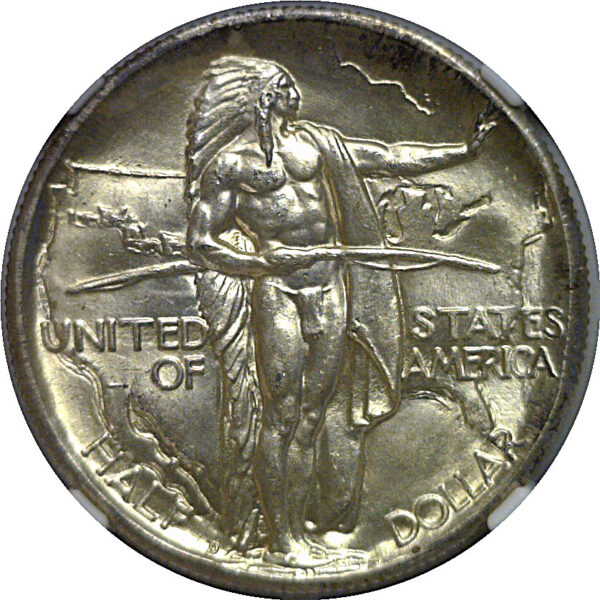1934-D Oregon Trail Commemorative Half Dollar   NGC MS-66 - Image 2