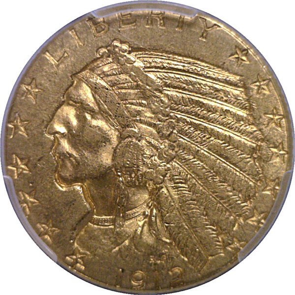 1912 $5 Indian   PCGS MS-61 - Image 2