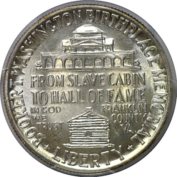 1949 Booker T Washington Commemorative Half Dollar   PCGS MS-67 - Image 3