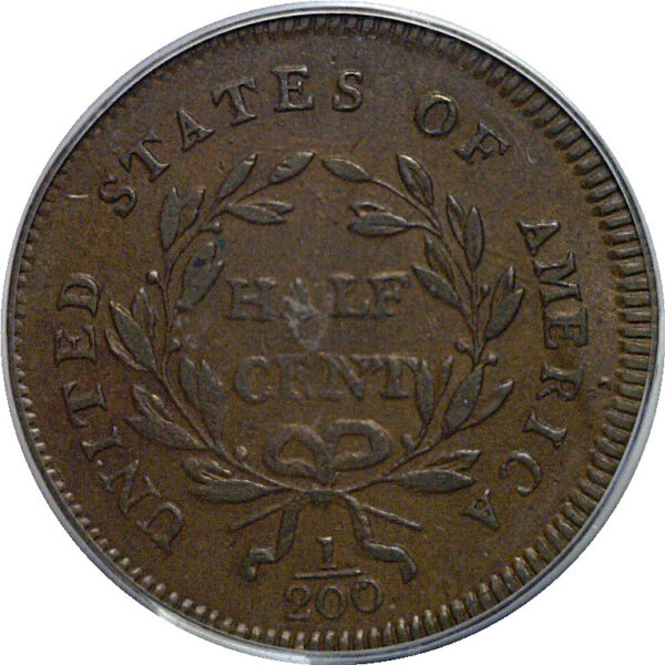 1795 Half Cent   PCGS XF-40 - Image 3