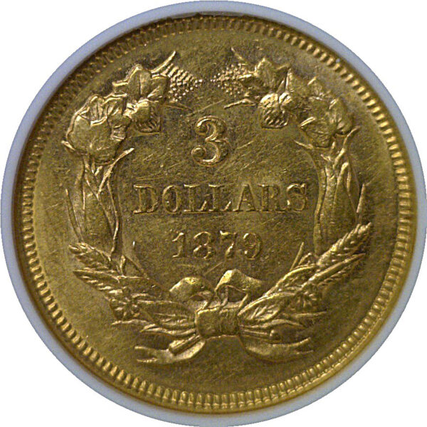 1879 $3 Princess   NGC AU-58  CAC - Image 3