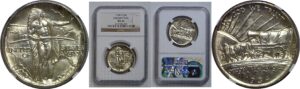 1934-D Oregon Trail Commemorative Half Dollar   NGC MS-66