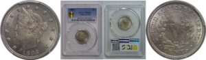 1883 With CENTS  Liberty Nickel   PCGS MS-65