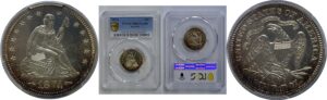 1874 Arrows  Seated Liberty Quarter   PCGS PR-67 CAM