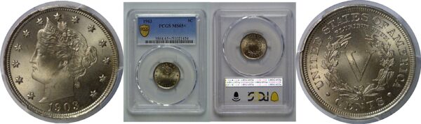 1903 Liberty Nickel   PCGS MS-65+