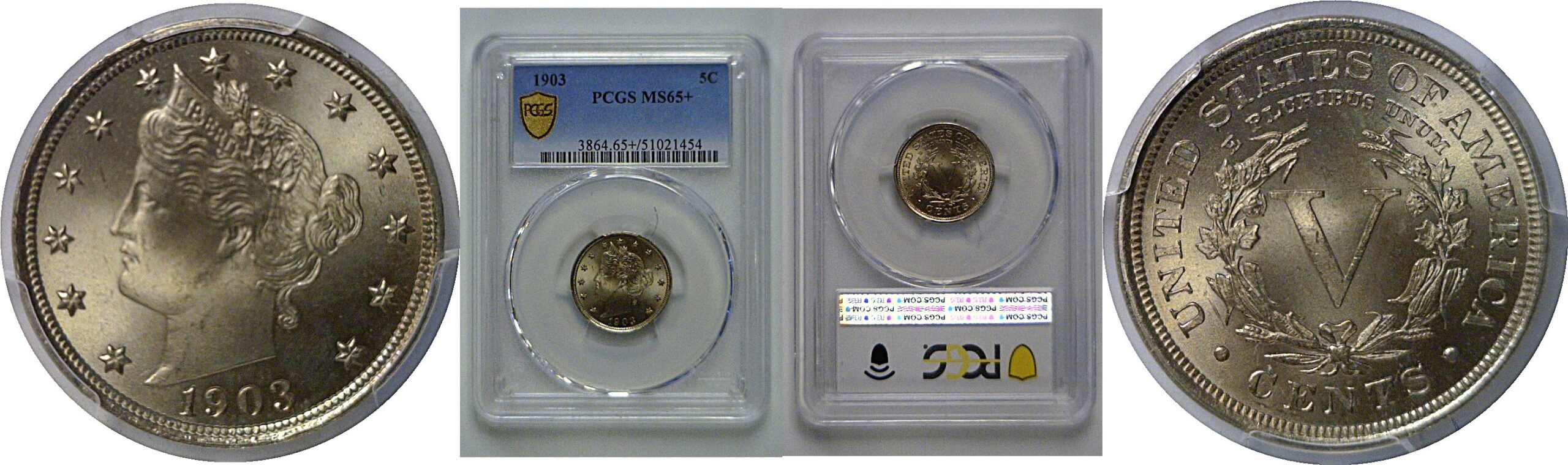 1903 Liberty Nickel   PCGS MS-65+