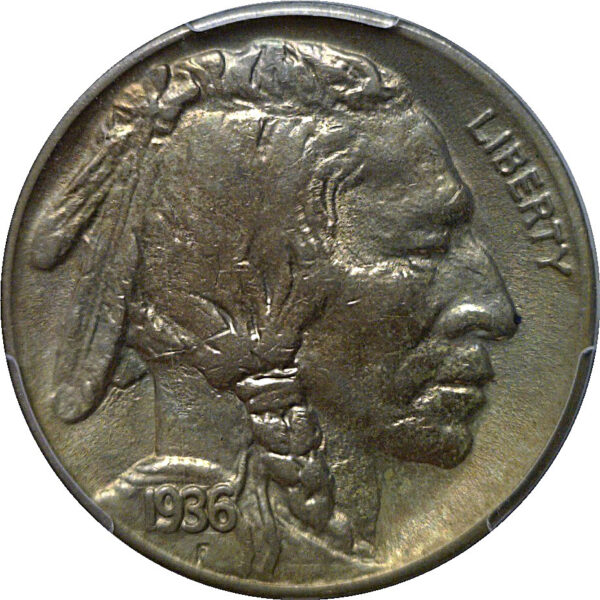 1936-S Buffalo Nickel   PCGS AU-58 - Image 2