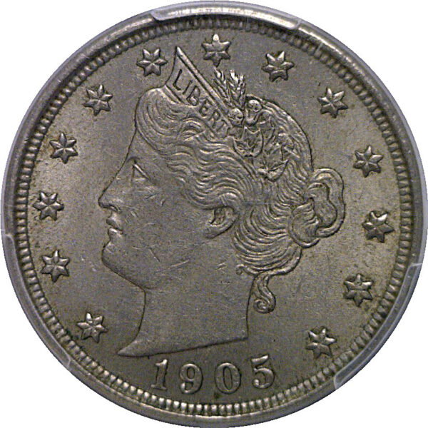 1905 Liberty Nickel   PCGS AU-58 - Image 2