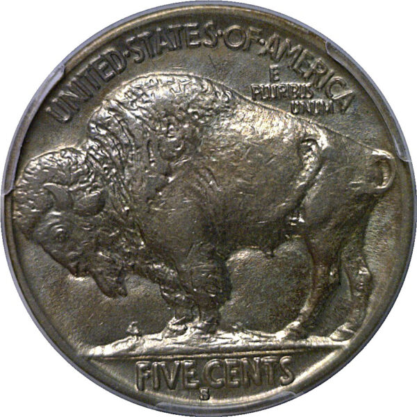 1936-S Buffalo Nickel   PCGS AU-58 - Image 3