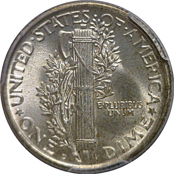 1917-D Mercury Dime   PCGS MS-66  CAC - Image 3