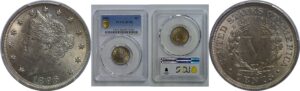 1896 Liberty Nickel   PCGS AU-58