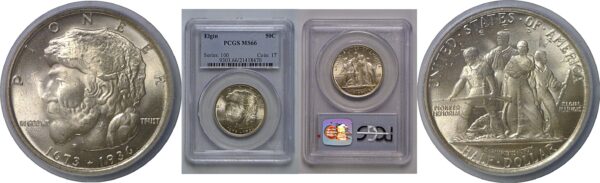 1936 Elgin Commemorative Half Dollar   PCGS MS-66