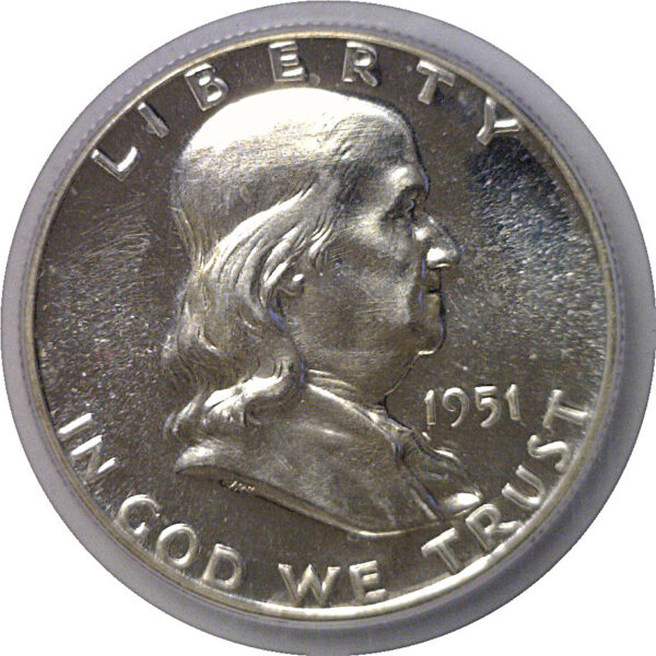 1951 Franklin Half Dollar    PCGS PR-64 - Image 2