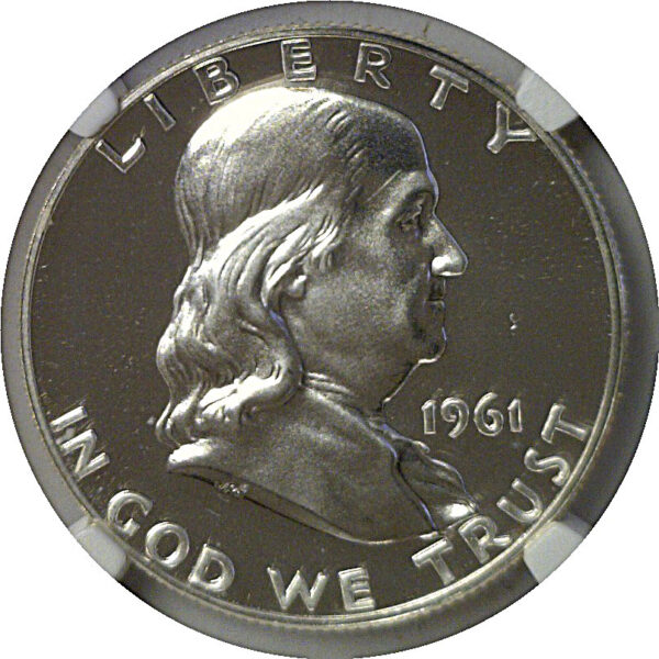 1961 Franklin Half Dollar   NGC PF-69 - Image 2