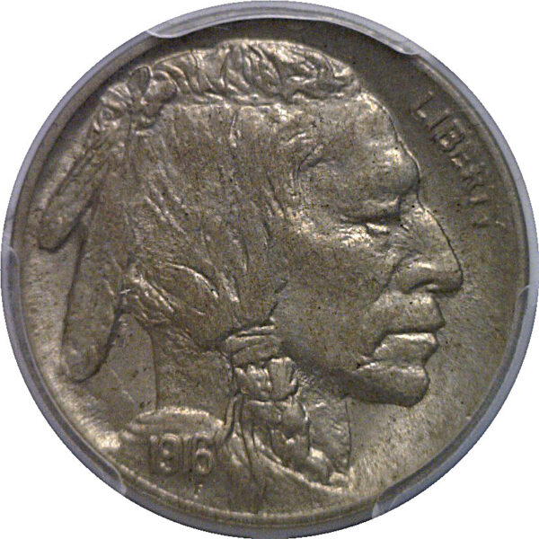 1916 Buffalo Nickel   PCGS AU-58  CAC - Image 2