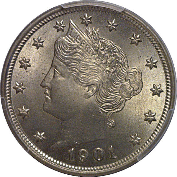 1901 Liberty Nickel   PCGS MS-66 - Image 2
