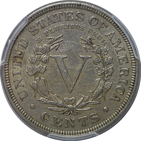 1886 Liberty Nickel   PCGS AU-50 - Image 3