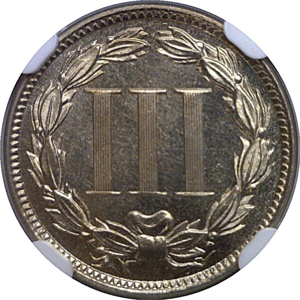 1878 Nickel Three Cent   NGC PF-66+ Cameo - Image 3